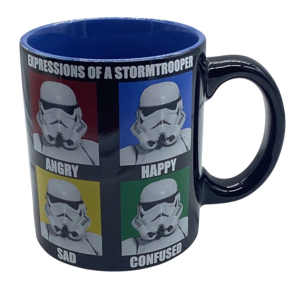 Star Wars Stormtrooper 8 Expressions Ceramic Coffee Mug 12 Oz 4"